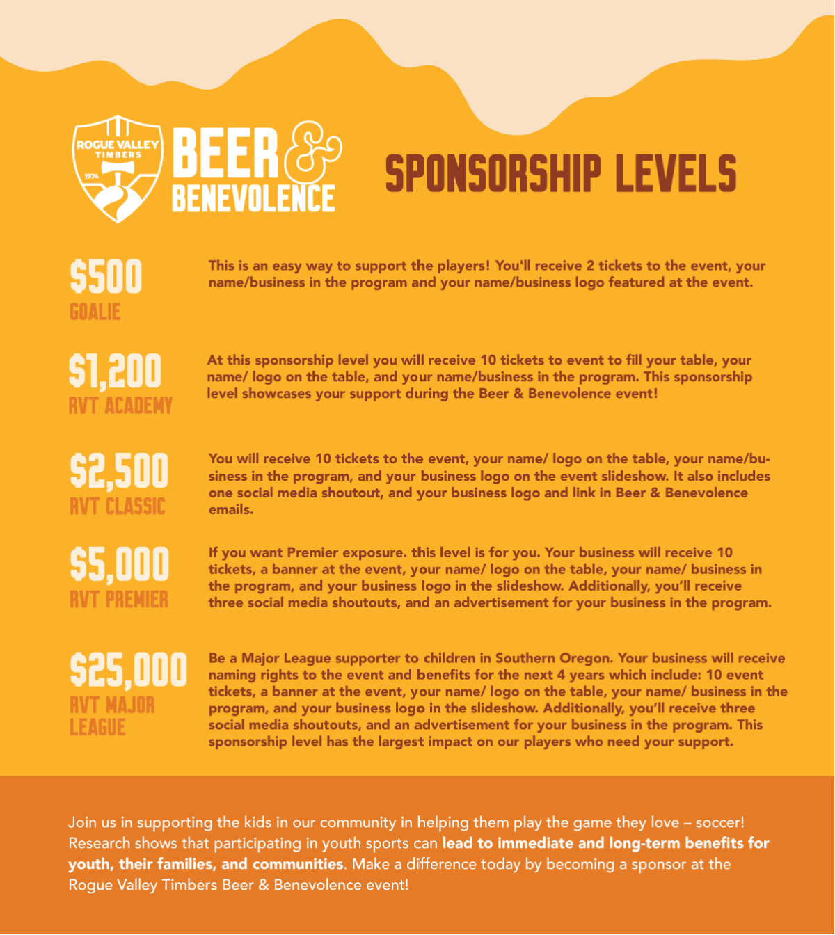 B&B 2024 Sponsorship Levels